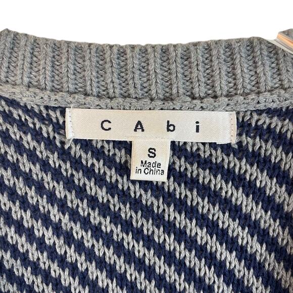 CAbi Color Block Blanket Knit Cardigan Size Small - Picture 5 of 9